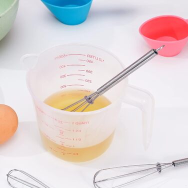 Набір вісків для збивання та перемішування: 13см та 18см, нержавіюча сталь