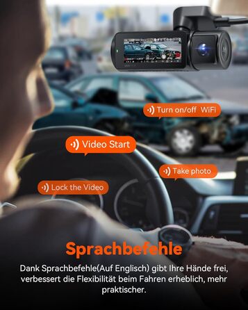 Відеореєстратор VANTRUE STARVIS 2: 4K + 1080P + 1440P, 3 канали, GPS, WiFi, паркувальний режим, нічне бачення, LTE (N4 Pro)
