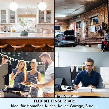 Холодильник для напоїв Bomann® KSG 7287 Inox | 63 літри | регулювання температури +3–10°C | з дверцятами зі скла, 4 полиці та LED-підсвічуванням | тихий, енергоефективний та компактний | для пляшок та банок