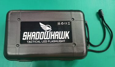 Ліхтарик Shadowhawk LED акумуляторний, 450000 люмен, надяскравий, USB-зарядка, тактичний XHP70.2 з чохлом, водонепроникний IP67 для кемпінгу, туризму, екстрених ситуацій