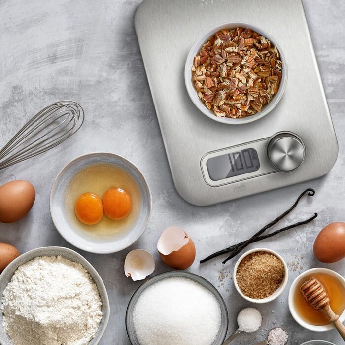 CASO Kinetic Kitchen Scale - Battery-Free, 5kg Capacity, 1g Increments - Testsieger
