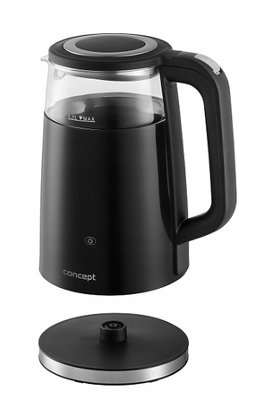 Електричний чайник Concept RK4100, 2200 Вт, 1,7 л, чорний