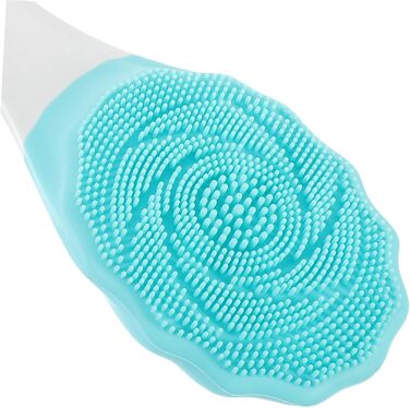 1 Piece Bath Brush Bath Scrubber Back Shower Scrubber Electric Cleaning Brush Shower Brush Back Shower Scrubber Blue