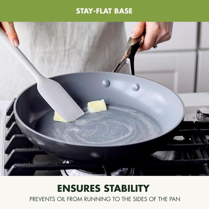 GreenPan Valencia Pro 16-Piece Cookware Set with Harteloxed, Healthy, Ceramic Non-Stick Coating, PFAS-Free, Induction, Dishwasher Safe, Oven Safe, Gray Cookware Set