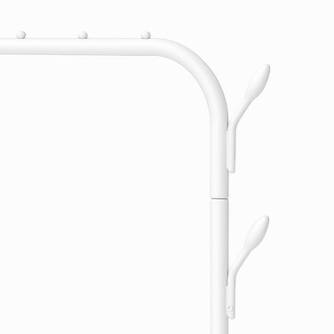 Relaxdays Clothes Rack with 2 Shelves