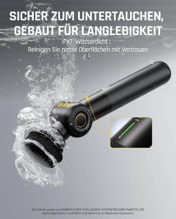Електрична щітка для чищення Fanttik Flip G9 Pro з двигуном VoltiPulse, чорна