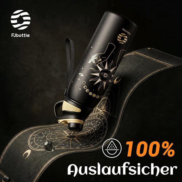 Термопляшка Fjbottle Edelstahl 1000 мл з магнітною кришкою: спортивна, дитяча, без BPA, для школи та фітнесу