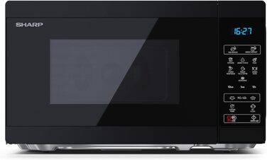 Мікрохвильова піч SHARP MS02E, 800W, 11 режимів, розморожування, чорний