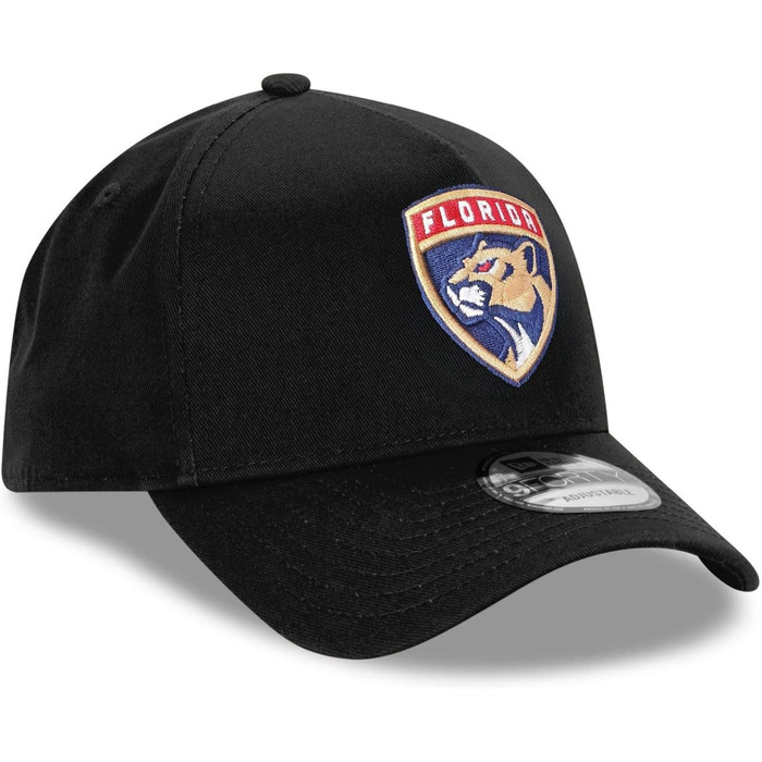 Кепка бейсболка New Era 9Forty A-Frame NHL Florida Panthers чорна, оригінальна, для шанувальників хокею