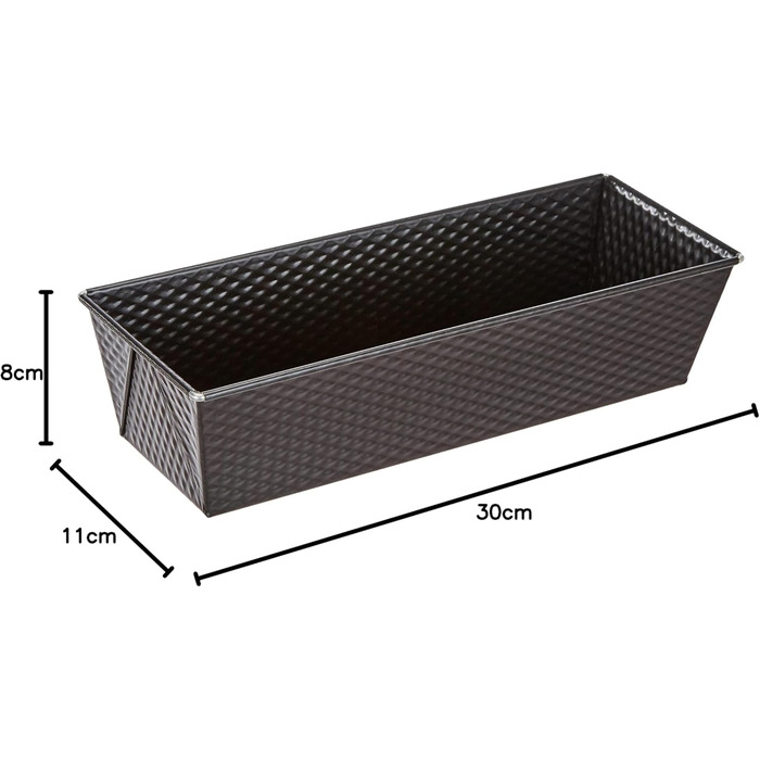 ORIGINAL KAISER Classic Loaf Pan 30 x 11 x 8 cm & Inspiration Mini Loaf Pan 20 cm, small cake pan, small coated baking pan, small King's cake pan for 1/2 recipe portion