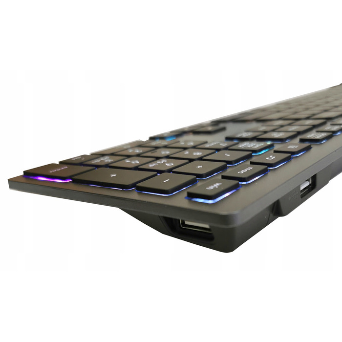 Дротова низькопрофільна підсвічена LED-клавіатура A4TECH FSTYLER FX60H
