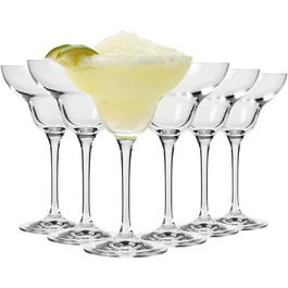 Набір келихів для маргарити Krosno MIXOLOGY, 270 мл, 6 шт, скляні, для коктейлів, для дому та ресторану, можна мити в посудомийці