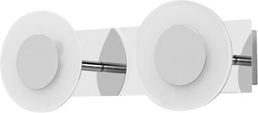LEDVANCE Smart LED Bathroom Lamp white, 1200LM, 3000-6500K, 300mm x 70mm, IP44, Orbis Bath bathroom fixture with Wifi technology, dimmable, controllable via app and voice assistants (Chrome, 30cm, Round)
