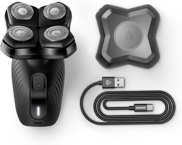 MANSCAPED® The Dome Shaver™ Plus - Електричний голкострум для тіла чоловічий, USB-C, SkinSafe® та FlexAdjust