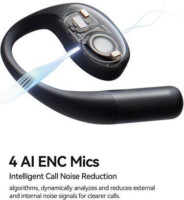 1MORE S51 навушники відкритого типу, ультралегкі, Bluetooth, 40 годин, IPX5, Bass More+ технологія