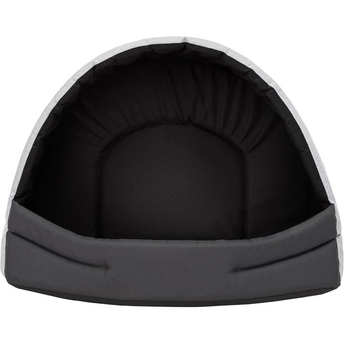 Будка для собак Будка-печера Будка-ліжко для собак Будка для котів Місце для сну L - 55x43 см Сірий