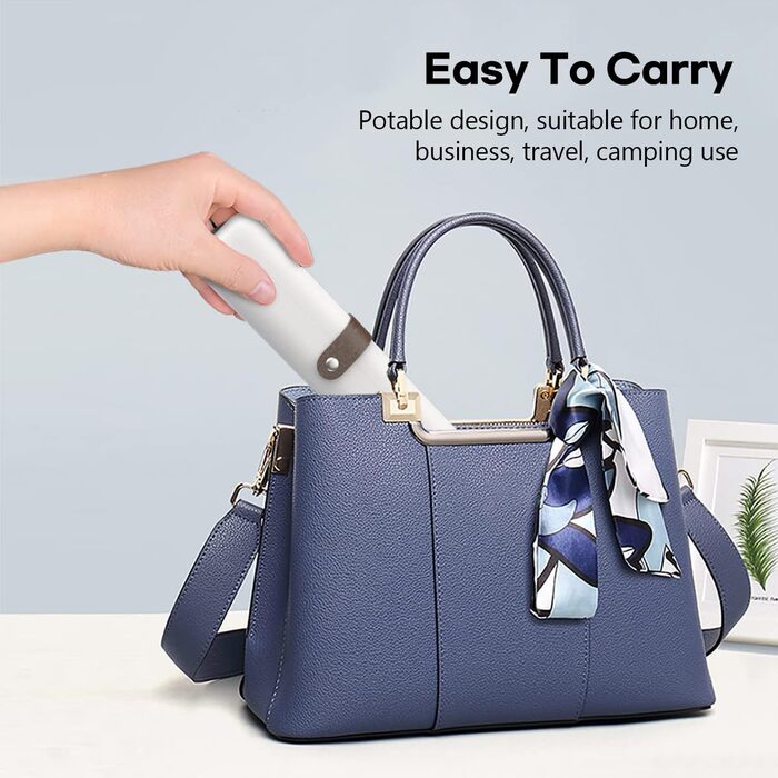 Портативний дезінфектор UV для зубних щіток HubiCare: стерилізатор, кейс для подорожей, зарядний пристрій, для електричних та звичайних зубних щіток (1 шт.)