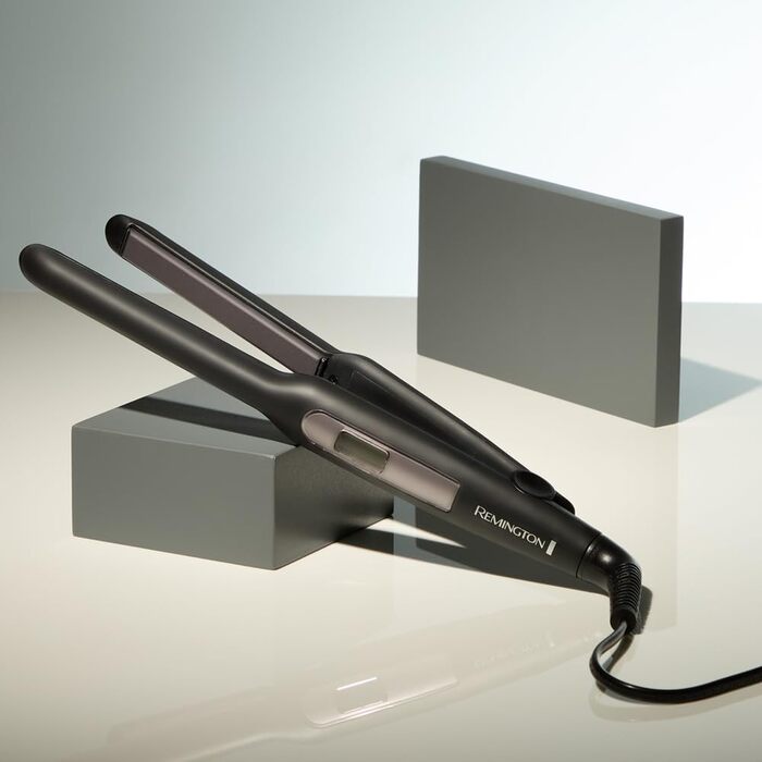 Випрямляч для волосся Remington S5515 Schwarz: для короткого волосся, бороди, з керамічним покриттям, LCD-дисплеєм (150-230°C)