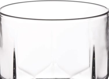 KADAX Drinking Glasses Set of 6, made of high-quality glass, water glasses, thick-walled juice glasses, fluted glasses for water, drinks, cocktail glasses, beverage glasses (12-piece SET 6x325ml tall + 6x325ml short)