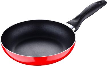 Набір сковорідок San Ignacio 3 шт. 16/20/24 см, червоний, універсальна кришка, пресоване алюміній, для індукційних плит