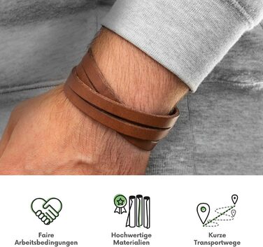Шкіряний ремінець Simaru Premium з натуральної шкіри (світло-коричневий) - Німеччина, всі розміри