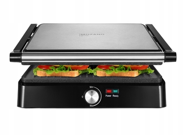 Електричний розкладний гриль Mozano Grill Chef, чорний, 2200 Вт, великий