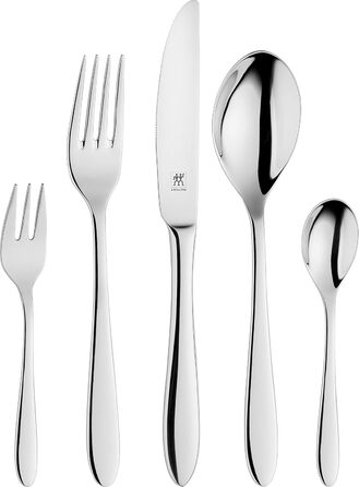 ZWILLING Style Cutlery Set, 60-Piece, for 12 People, 18/10 Stainless Steel/High-Quality Blade Steel, Polished Standard 60 pc.