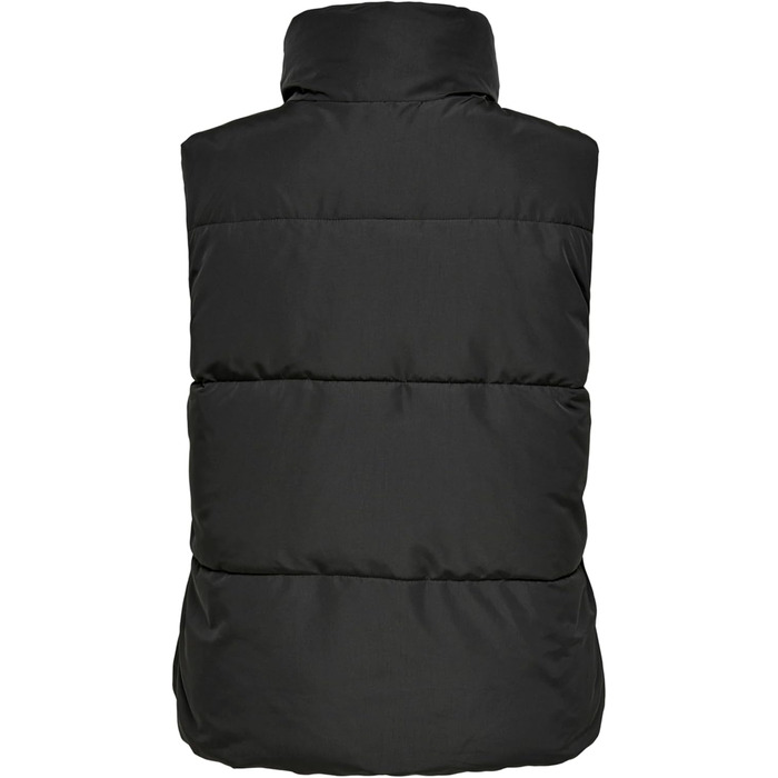 Жіноча жилетка JDY Daen Puffer Weste, чорна, розмір XL - тепла стьобана куртка без капюшона