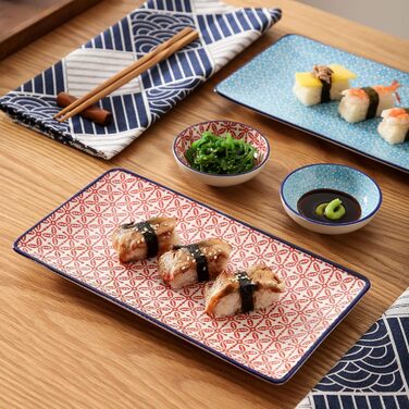 Набір посуду Vancasso HARUKA Sushi Set для суші (2 персони), порцеляна, Японія