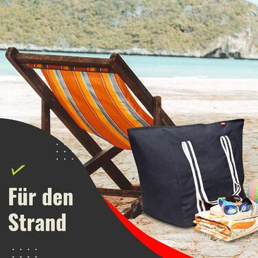 Achilles shoulder bag, shopper bag, large beach bag, leisure bag, blue, 75x32x46cm