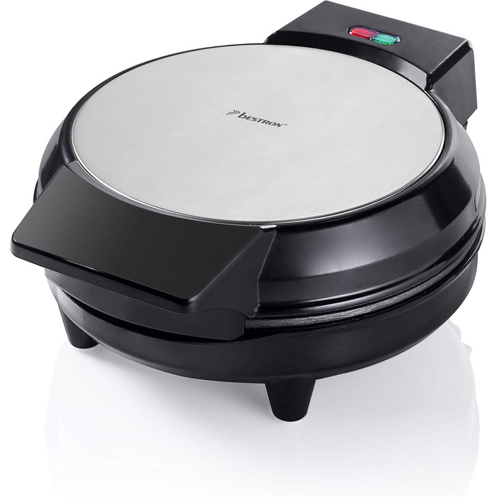 Bestron Heart-Shaped Waffle Maker - Non-Stick 700W Electric Waffle Iron - Single