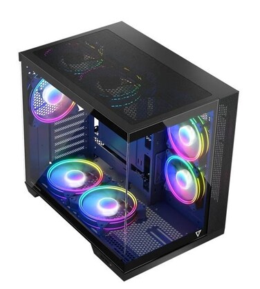 Ігровий корпус для ПК MODECOM VOLCANO PANORAMA ARGB 3F MIDI, сірий