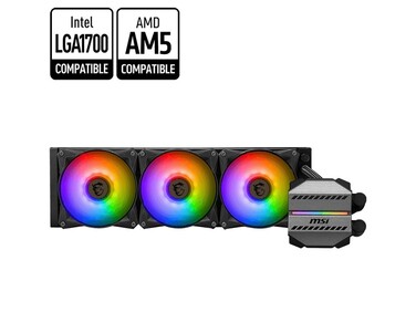 Рідинне охолодження MSI MAG CORELIQUID M360 ARGB 3x120мм