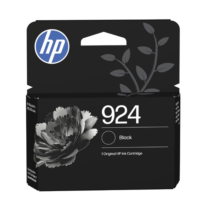 Оригінальний чорний картридж HP 924 (нова версія) для принтера