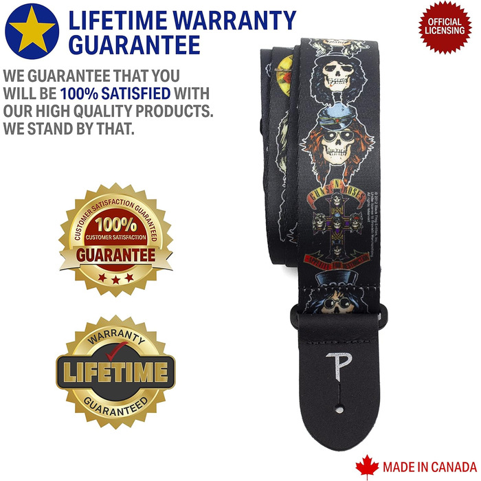 Гітарний ремінь Perri's Leathers Guns N Roses Gnr #2 (один)