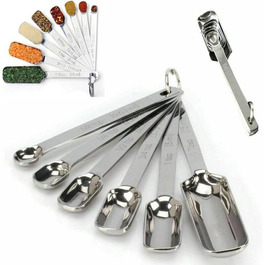 Набір мірних ложок Buy-Simplicity® 6шт з нержавіючої сталі для кухні