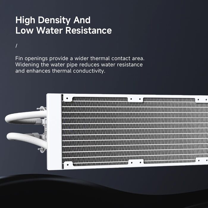 Jungle Leopard ProFlow AIO: 240мм водяне охолодження з LCD-дисплеєм, ARGB вентилятор, підтримка AM4/AM5/LGA1851/1700 (Чорний)