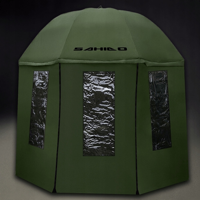 Рибальська парасолька Sahido Fishing Full Shield, 230 см, водонепроникна, з регулюванням