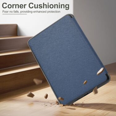 Чохол для Kindle/Kobo/Tolino з підставкою та авто-ввімкненням/вимкненням, блакитний