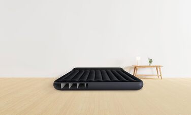 Надувний матрац Intex Dura Beam Pillow Rest King 182x203x25 см чорний (без насоса)
