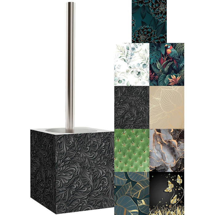 Набір для чищення унітазу Sanilo, квітковий дизайн, преміум якість