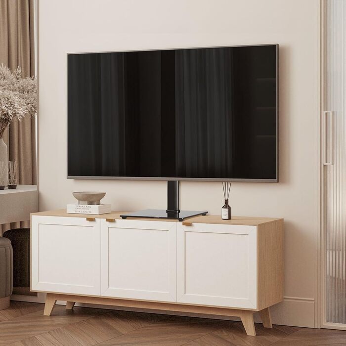 Підставка для телевізора Suptek, поворотна, для LED/OLED екранів 26-55 дюймів, до 50 кг, VESA 400x400 мм, TS202