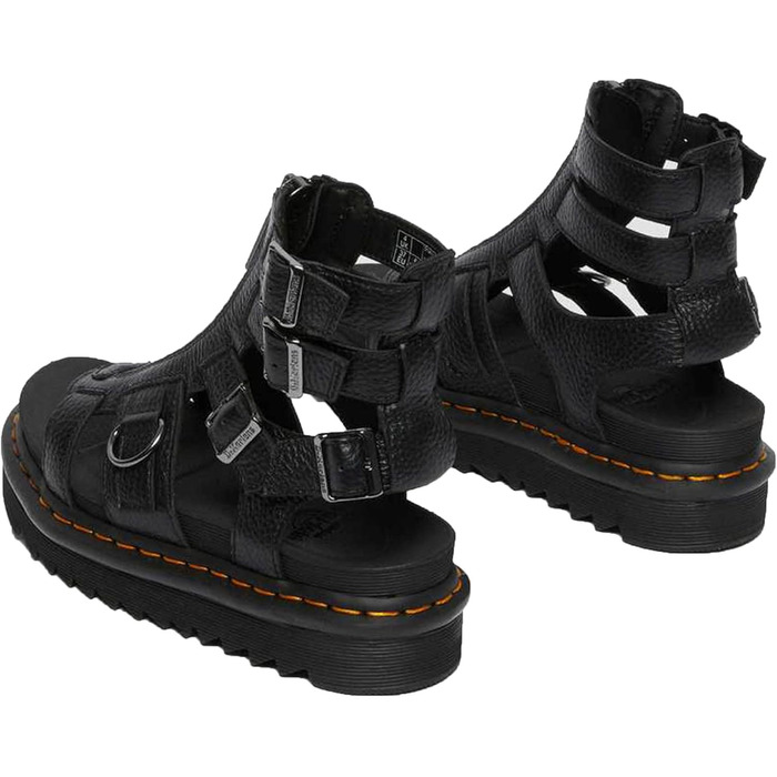Сандалі Dr. Martens Olson Mädchen Schwarz Tante Sally 40 EU - Чорні шкіряні сандалі для дівчаток