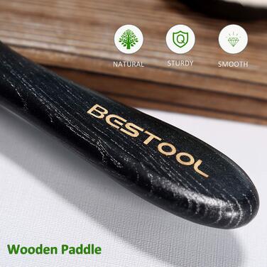 BESTOOL Щітка для волосся Paddle Detangler з металевими щетинками, для розплутування та масажу, підходить для кучерявого та довгого волосся, для мокрого та сухого волосся