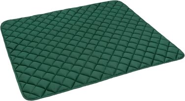 Підстилка для собак Doctor Bark з флісу, двостороння - м'яка та міцна, для великих собак. Можна прати до 95°C. Якісна підстилка для дому та вулиці (XL - 120x100 см, Бежевий/Зелений)