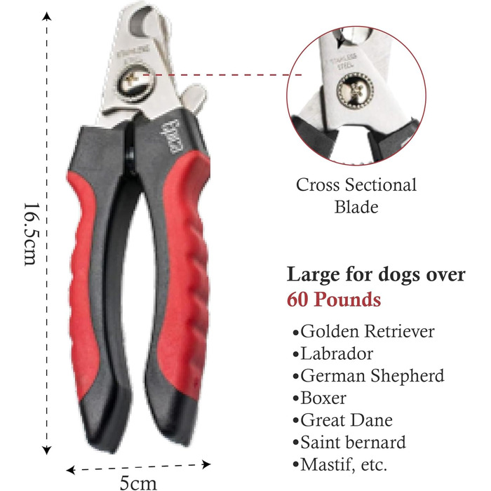 Професійна машинка для стрижки тварин Epic Nr.1, середній/великий розмір ML, для собак та котів