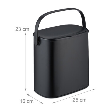 Relaxdays Trash Can 5 Liter