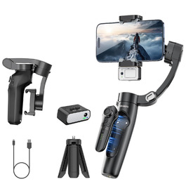 Гімбал для смартфона та iPhone: 3-осьовий стабілізатор з AI-трекінгом для YouTube, TikTok, Vlogging