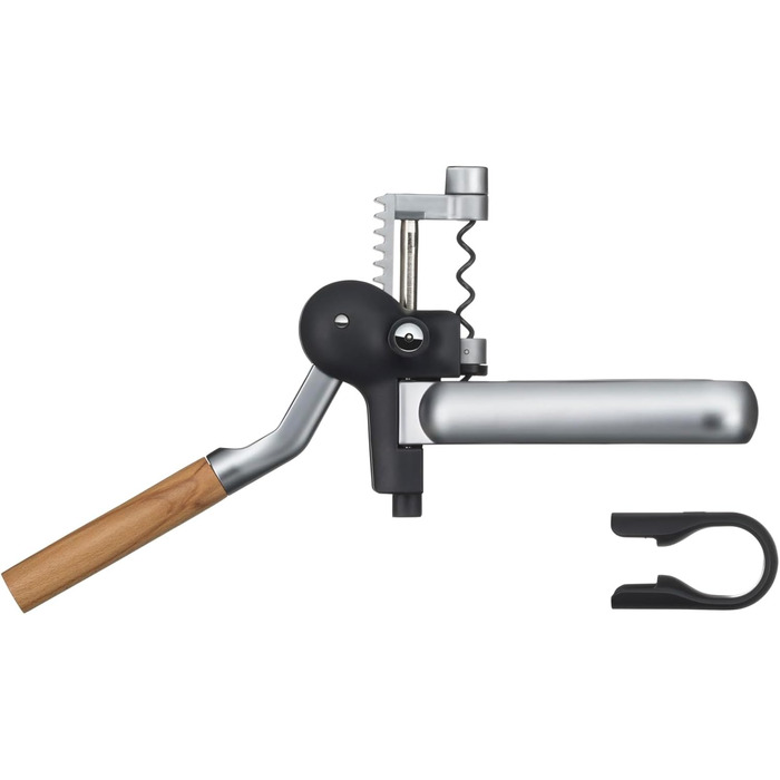 WMF Baric Corkscrew Wine 19 x 11 x 15 cm, Corkscrew with foil cutter, professional wine bottle opener, bottle opener for wine and Prosecco, wine opener, effortless operation