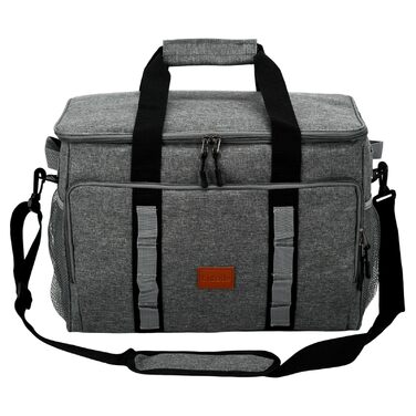 Термосумка 35L для пікніка та обідів: ізольована, водонепроникна, для кемпінгу, пляжу та BBQ